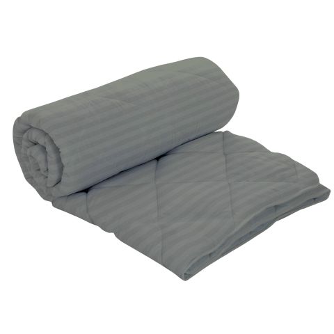 Pilota lana damasc policoton matlasata 180x210 cm, Pucioasa, Gri 1