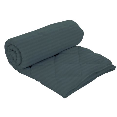 Pilota lana damasc policoton matlasata 180x210 cm, Pucioasa, Gri Antracit 1