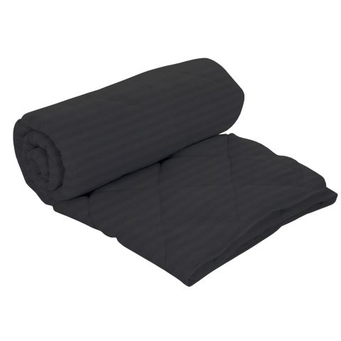 Pilota lana damasc policoton matlasata 160x210 cm, Pucioasa, Negru 1