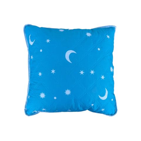 Perna matlasata Model Stele si Luna 40x40 cm, Bleu