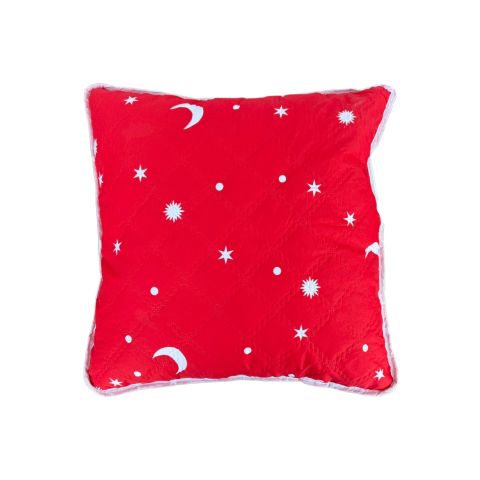 Perna matlasata Model Stele si Luna 40x40 cm, Rosie
