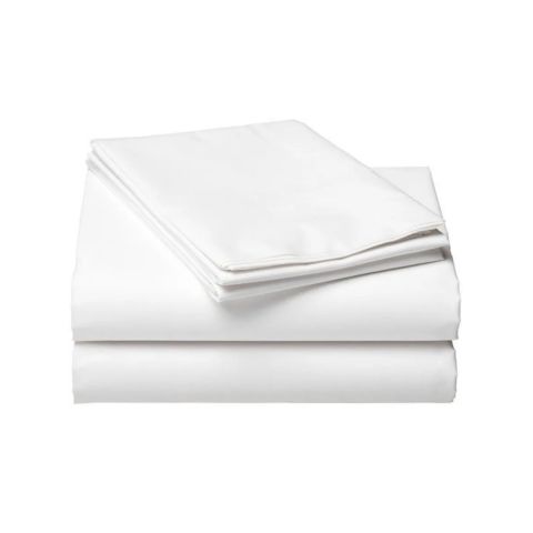Cearsaf pat Percale policoton 240x260 cm Alb