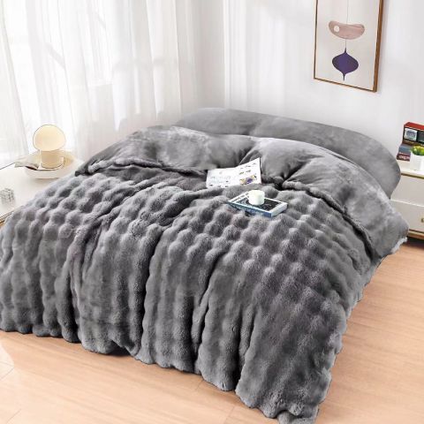 Patura Cocolino Spot 200x230 cm Ava, Gri Antracit, Pucioasa