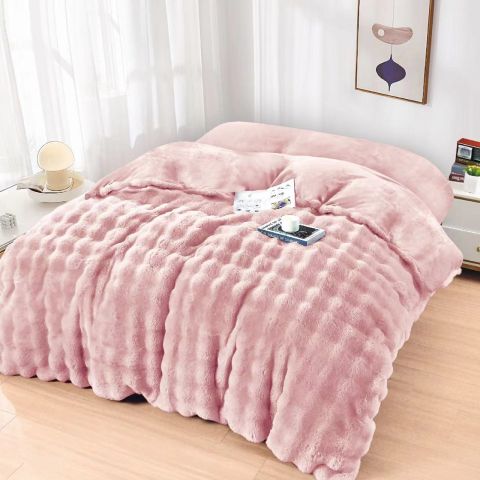 Patura Cocolino Spot 200x230 cm Hesel, Roz, Pucioasa