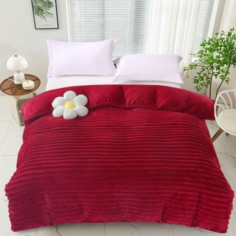 Patura Cocolino Line 200x230 cm Alexandra, Rosu, Pucioasa