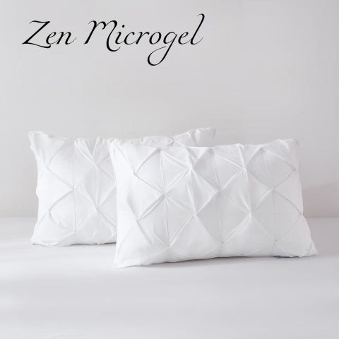 Pernă Zen Microgel față 100% Bumbac cu umplutură microgel 50x70 cm