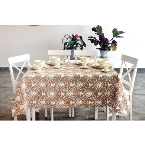 Fata de masa antimurdarire 140x180 cm, Eleganta Bej