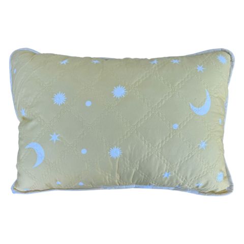 Perna matlasata Model Stele si Luna 50x70 cm, Galbena