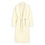 Halat de baie si SPA Hotel cu guler Kimono Velur 100% Bumbac, unisex S/M, 420 grame/mp, Crem