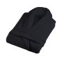 Halat de baie si SPA Hotel cu guler Kimono Velur 100% Bumbac, unisex XL/XXL, 420 grame/mp, Negru