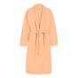 Halat de baie si SPA Hotel cu guler Kimono Velur 100% Bumbac, unisex S/M, 420 grame/mp, Portocaliu