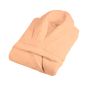 Halat de baie si SPA Hotel cu guler Kimono Velur 100% Bumbac, unisex S/M, 420 grame/mp, Portocaliu