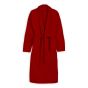 Halat de baie si SPA Hotel cu guler Kimono Velur 100% Bumbac, unisex XL/XXL, 420 grame/mp, Rosu