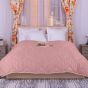 Pilota lana damasc policoton matlasata 160x210 cm, Pucioasa, Roz Pudra 2