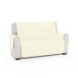 Husă canapea 2 locuri tip cuvertură matlasată 130x205 cm cu laterale, reversibilă, Alb Unt Ralex Pucioasa