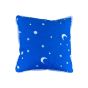 Perna matlasata Model Stele si Luna 40x40 cm, Albastra