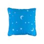 Perna matlasata Model Stele si Luna 40x40 cm, Bleu