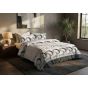Lenjerie pat bumbac Finet 6 piese PROMO, cearșaf pat 220x240 cm, pilotă 200x220 cm, 2 fețe perne 50x70 și 70x70 cm, Gri, Pucioasa 