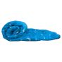 Pilota matlasata Luna si Stele, umplutura minet alergenic 140x200 cm, Bleu
