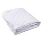 Husă protecție pat matlasată ultrasonic impermeabilă pentru saltea de 180x200 cm cu bordură laterală Alb