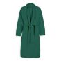 Halat de baie si SPA Hotel cu guler Kimono Velur 100% Bumbac, unisex L-XL, 420 grame/mp, Verde