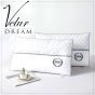Pernă pană și puf de gâscă VELUR DREAM 50x70 cm, fața PERCALE bumbac 100% dublat cu poliuretan, Alb