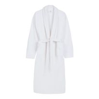 Halat de baie si SPA Hotel cu guler Kimono Velur 100% Bumbac, unisex XL/XXL, 420 grame/mp, Alb