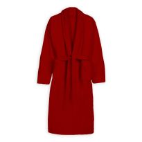 Halat de baie si SPA Hotel cu guler Kimono Velur 100% Bumbac, unisex, 420 gr./mp, Rosu Grena XXL