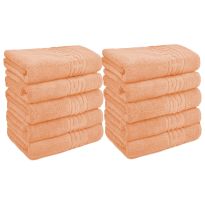 Pachet 10 prosoape baie de corp 70x140 cm Bumbac 100%, Greek Border 500 grame/mp, Portocaliu