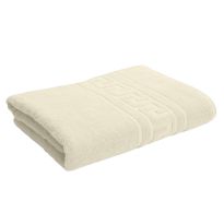 Prosop baie de corp 70x140 cm Bumbac 100%, Greek Border 500 grame/mp, Crem