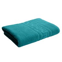 Prosop baie de corp 70x140 cm Bumbac 100% Greek Border 500 grame/mp, Turcoaz