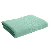 Prosop baie de corp 70x140 cm Bumbac 100%, Greek Border 500 grame/mp, Verde Mint