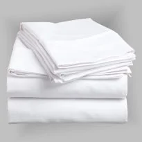 Cearșaf de pat Ranforce Alb 240 x 260 cm