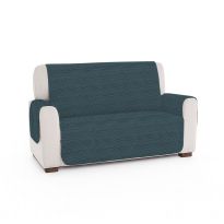 Husa canapea 2 locuri tip cuvertura matlasata 130x205 cm cu laterale, reversibila, Gri Antracit
