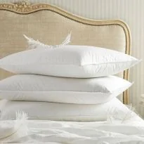 Pernă umplută cu puf de gâscă + fibră 50 x 70 cm