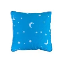 Perna matlasata Model Stele si Luna 40x40 cm, Bleu