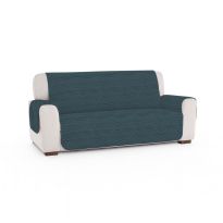 Husa canapea 3 locuri tip cuvertura matlasata 190x177 cm cu laterale, reversibila, Gri Antracit
