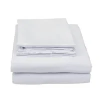 Cearsaf de pilota Bumbac 100% Percale 150x220 cm Alb