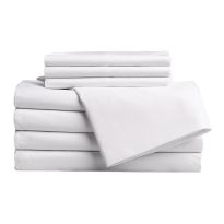 Cearsaf pat Percale LUX 100% Bumbac 160x240 cm Alb Opera