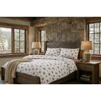 Lenjerie pat Tricot Bumbac 100% cu husă pentru saltea de 160/180cm x 200cm, pilotă 200x230 cm, 2 fețe perne 50x70 cm, Alb / Roz, Pucioasa, Răsfăț Natural