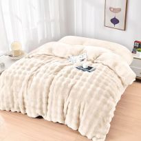 Patura Cocolino Spot 200x230 cm Isabela, Crem, Pucioasa