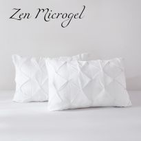 Pernă Zen Microgel față 100% Bumbac cu umplutură microgel 50x70 cm