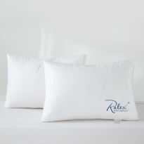 Pernă Ralex față 100% Bumbac cu umplutură microgel 50x70 cm, Alb