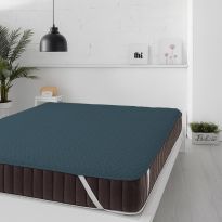 Protecție pat matlasată ultrasonic imperial impermeabilă pentru saltea de 120x200 cm Gri Antracit