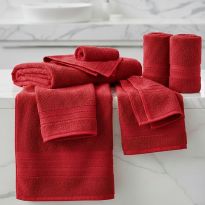 Prosop baie 50x90 cm Luxury 100% Bumbac Lux 600 gr./mp, Roșu