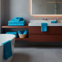 Prosop baie 70x140 cm Luxury 100% Bumbac Lux 600 gr./mp, Albastru