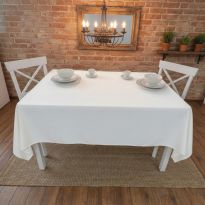 Fata de masa antimurdarire 140x180 cm, Uni Alb