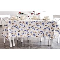 Fata de masa antimurdarire 100% Bumbac 140x180 cm, Frunze Albastru 