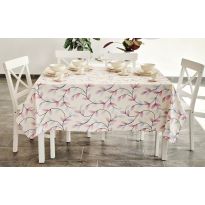 Fata de masa antimurdarire 100% Bumbac 160x320 cm, Frunze Mov