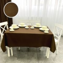 Față de masă rotundă Elegance 140 cm Maro 